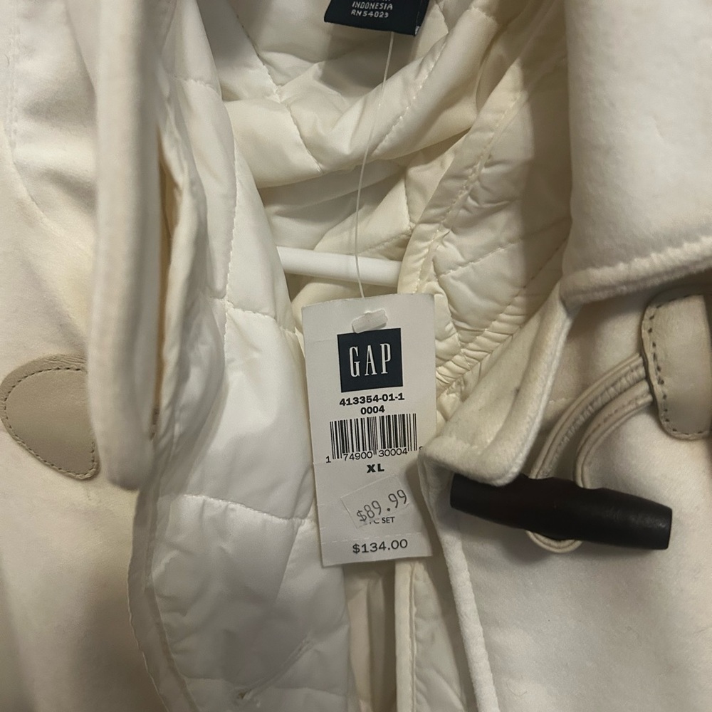 GAP Women's Elegant Cream Trench Coat